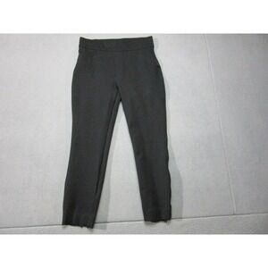 Spanx Pants Womens Small Petite Slim Cropped Black Ponte Trousers  Perfect